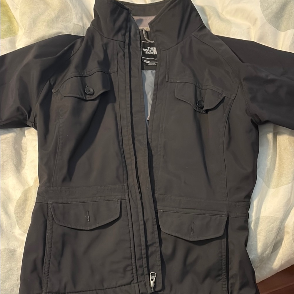 The North Face Black Jacket wind protector shell